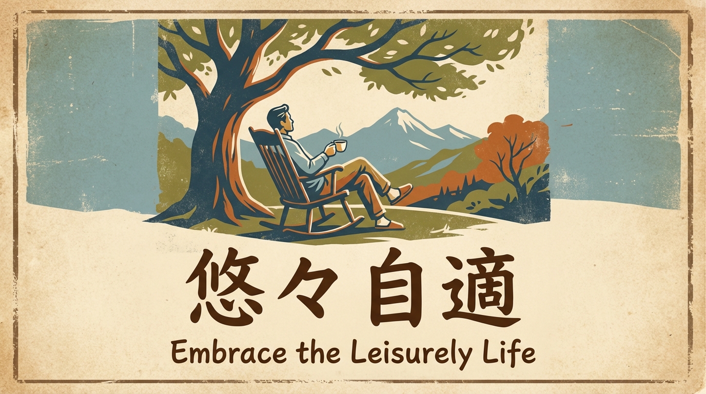 悠々自適の意味・使い方・例文｜似た言葉との違いも整理
