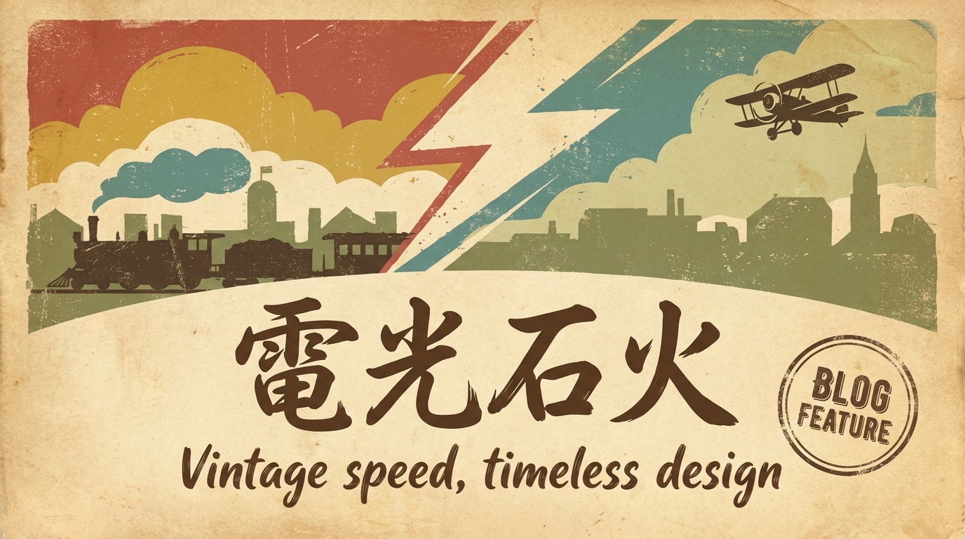 電光石火の意味・由来・使い方を例文でわかりやすく解説