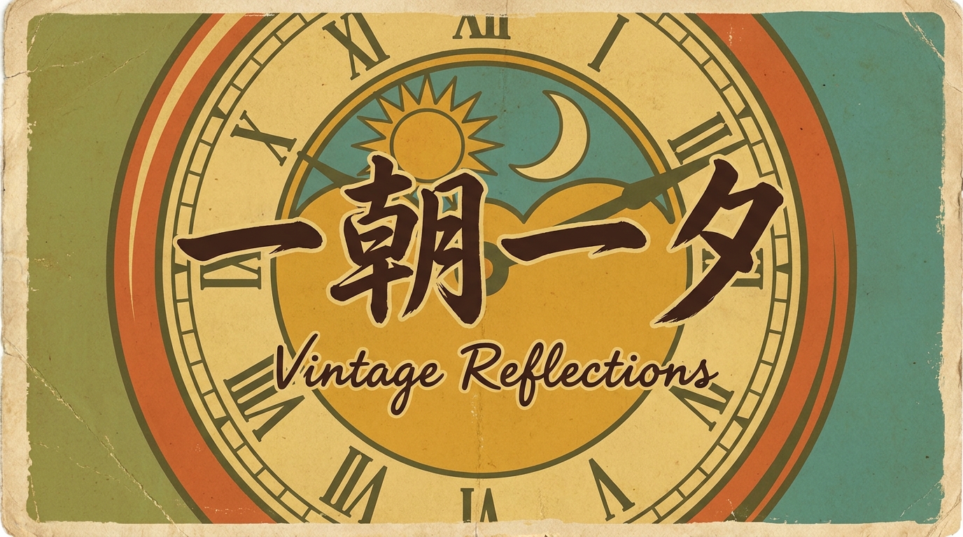 一朝一夕の意味・由来・使い方をやさしく整理