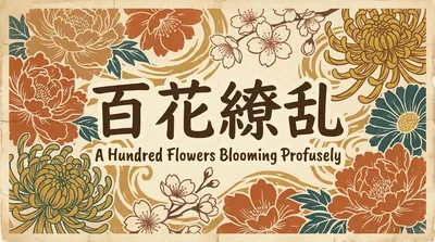 百花繚乱の意味・使い方・由来をやさしく整理