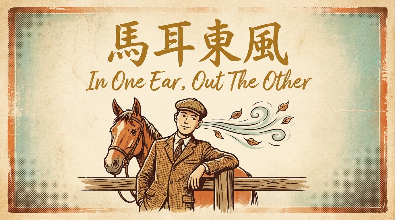 馬耳東風の意味・由来・使い方｜「聞き流す」と何が違う？