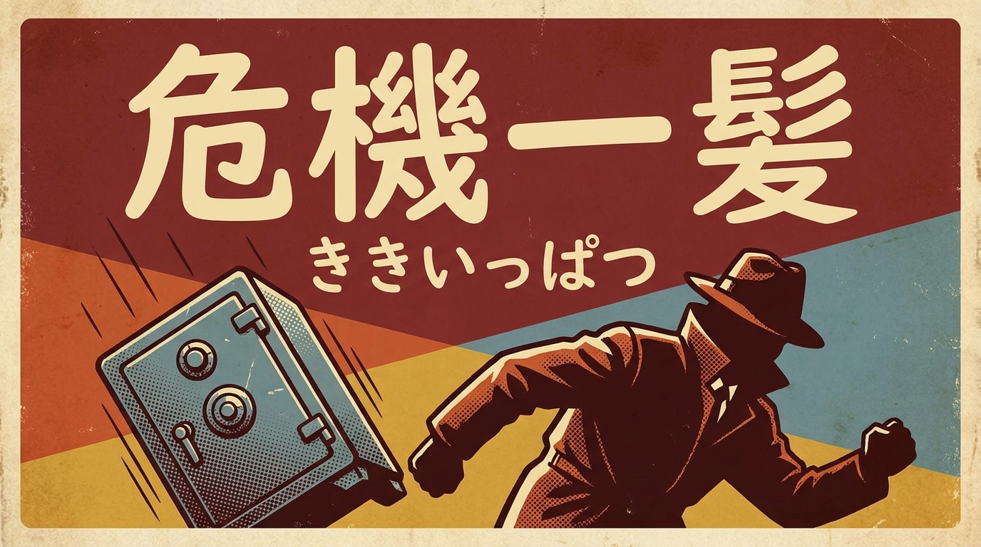 危機一髪の意味・由来・使い方：「危機一発」はなぜ広まった？