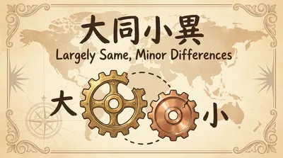 大同小異の意味・由来・使い方｜「似たり寄ったり」との違いまでわかる