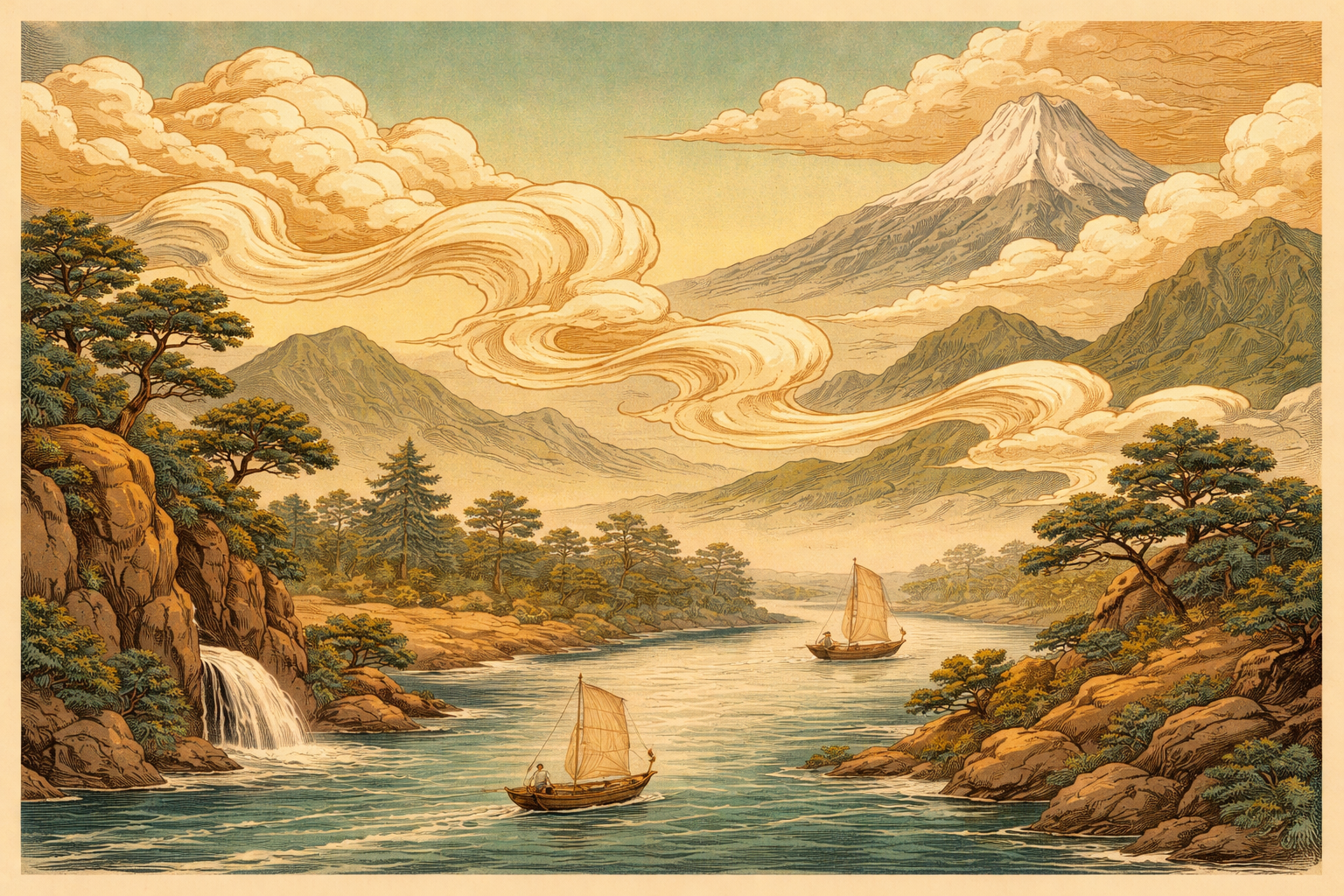 行雲流水の由来と成り立ち