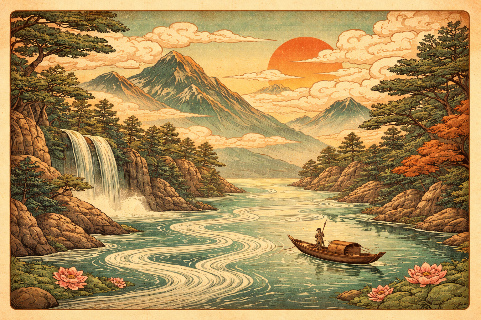 行雲流水を使った例文