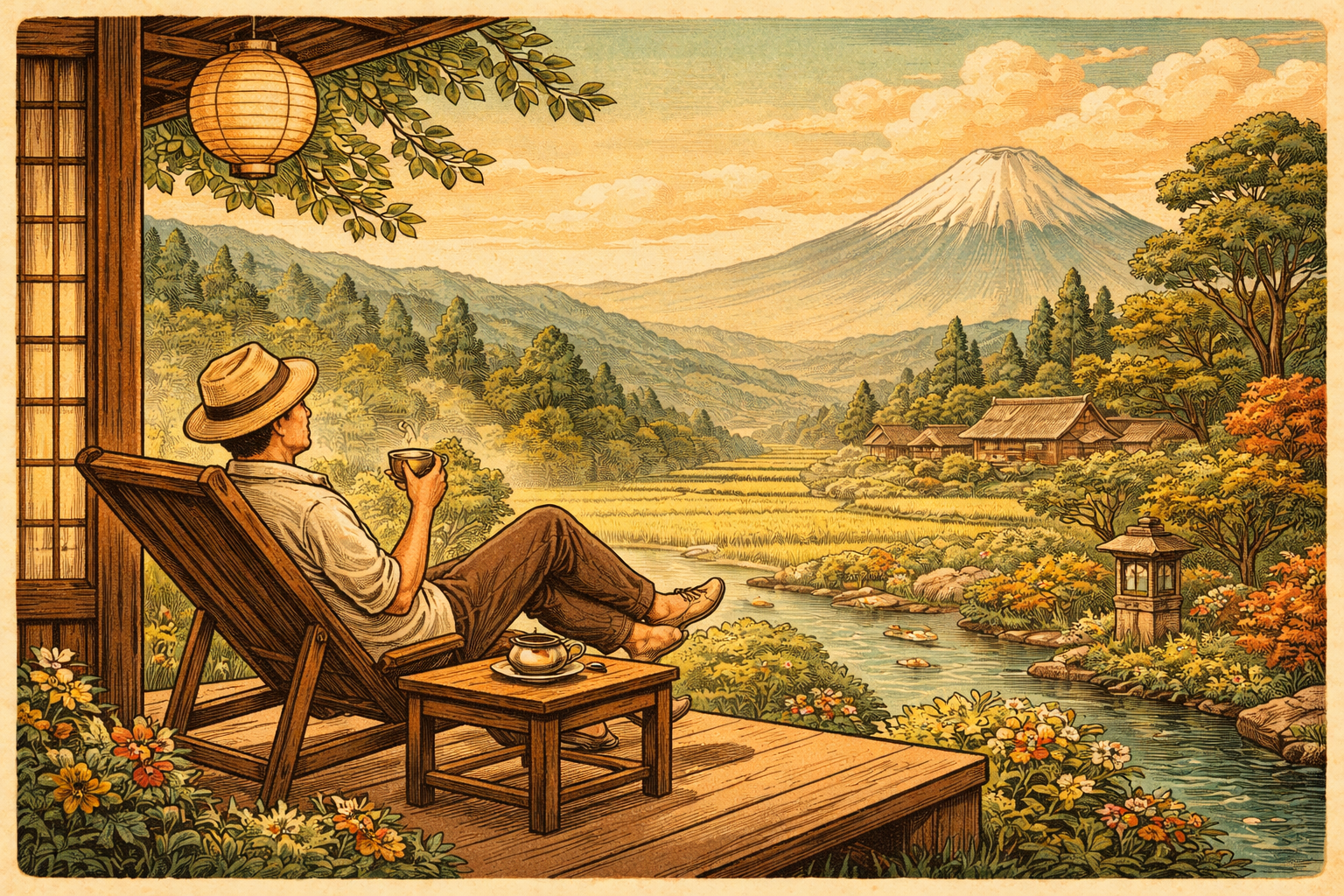 悠々自適の由来と成り立ち