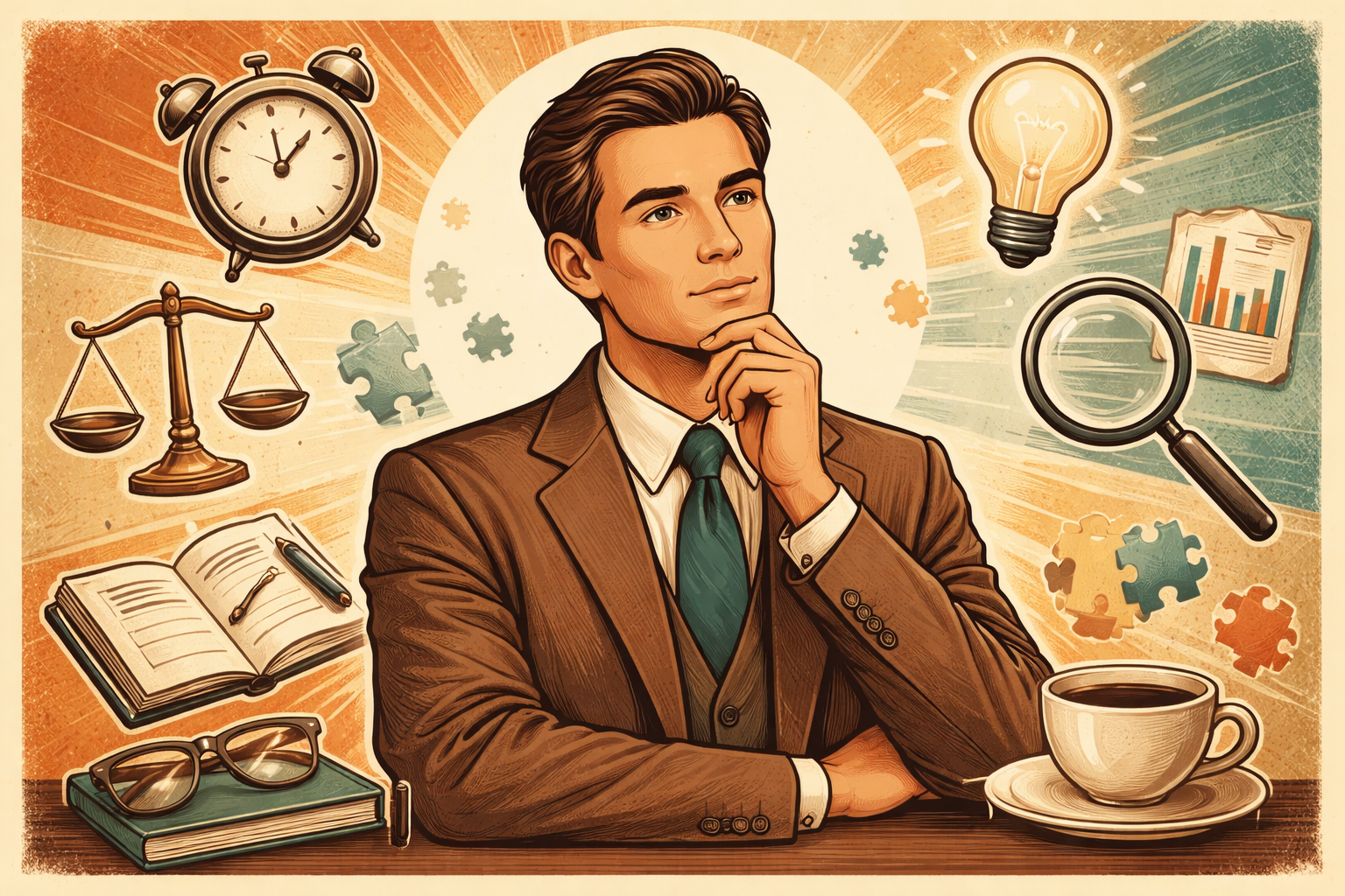 冷静沈着を使った例文