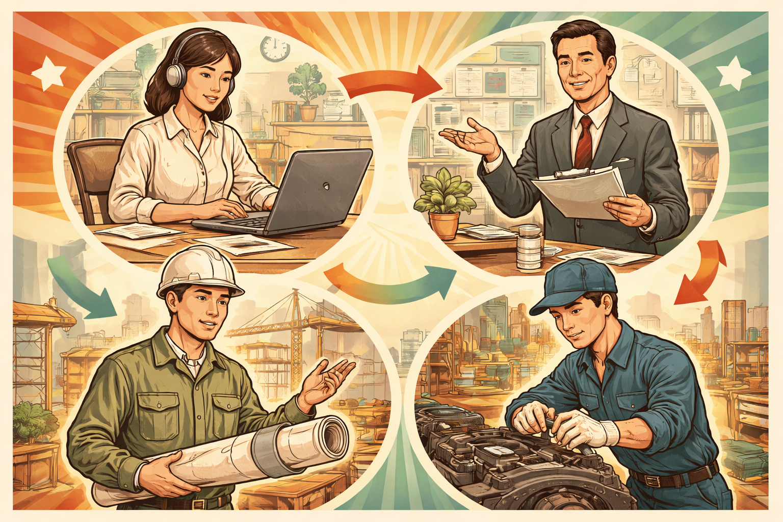 適材適所を使った例文