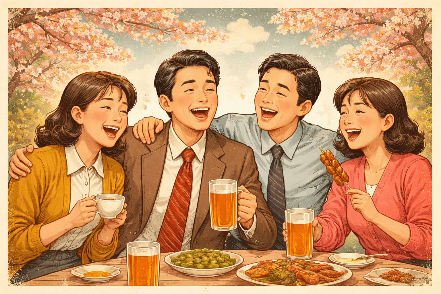 和気藹々の意味と読み方