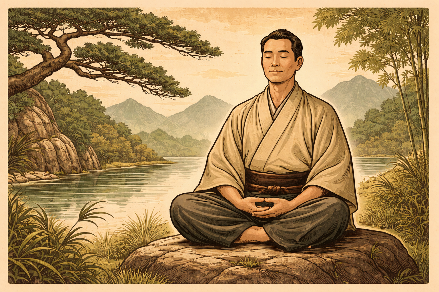 泰然自若の使い方